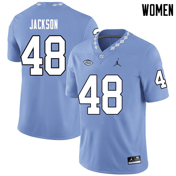 Jordan Brand Women #48 Thomas Jackson North Carolina Tar Heels College Football Jerseys Sale-Carolin